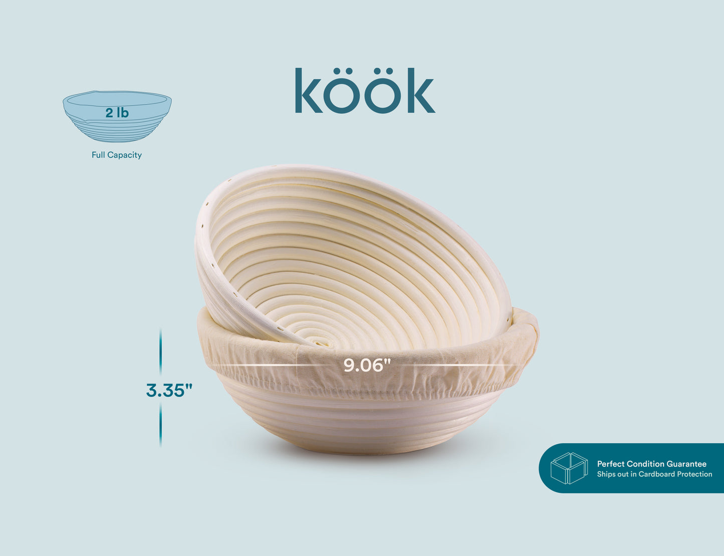 ROUND PROOFING BASKETS AND LINERS