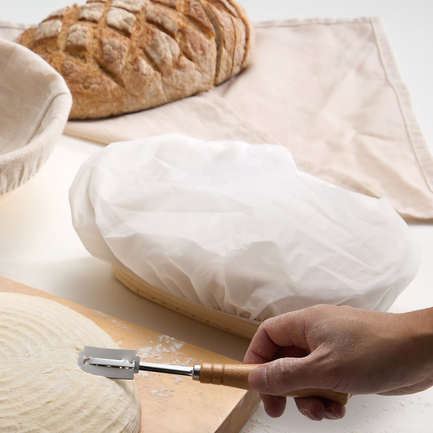 PLASTIC DOUGH COVER