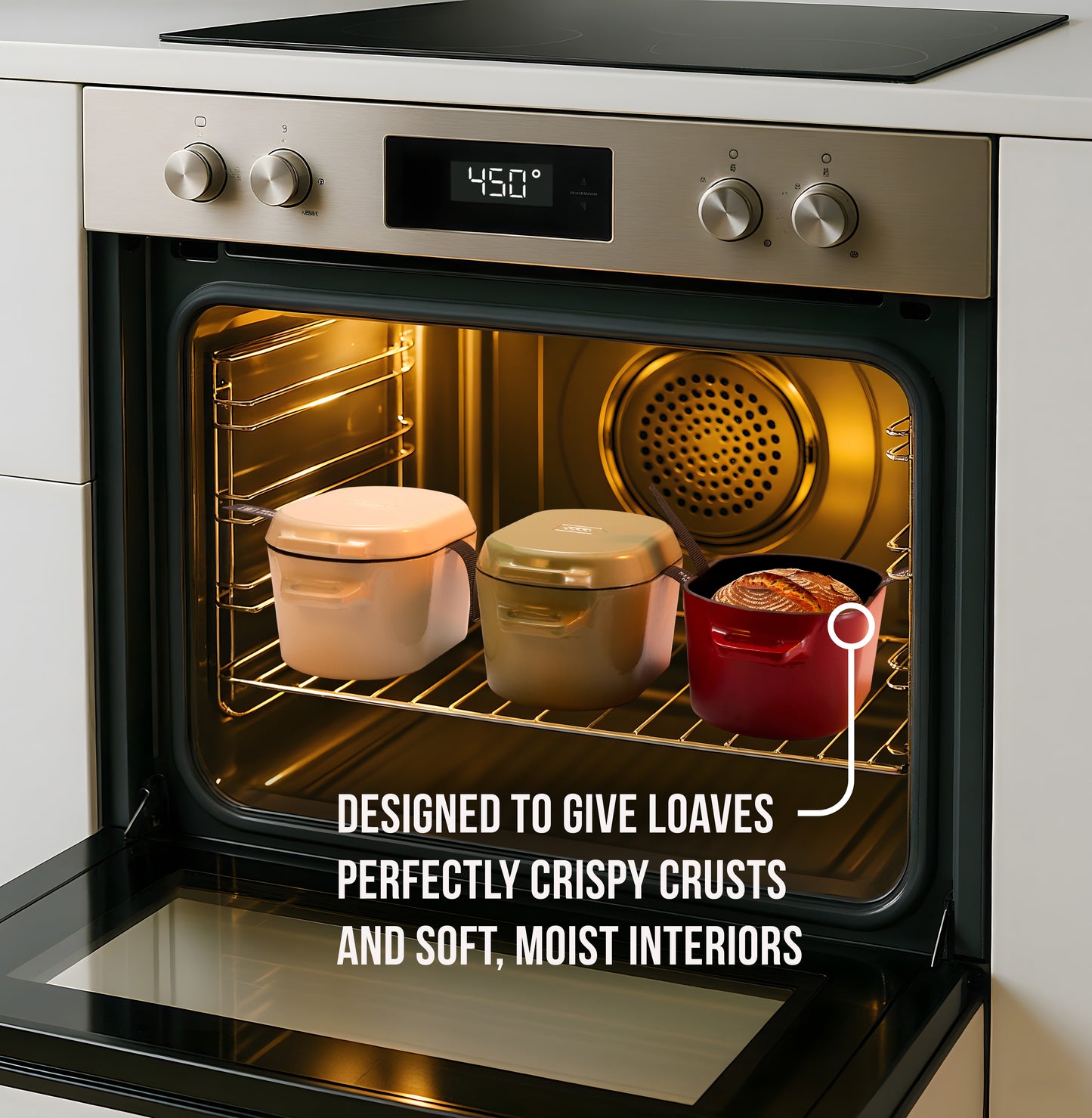 OBLONG DUTCH OVEN, IVORY