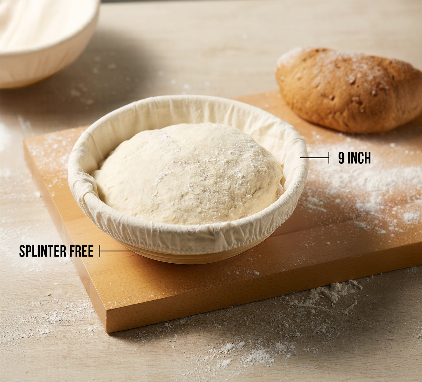 ROUND PROOFING BASKETS AND LINERS