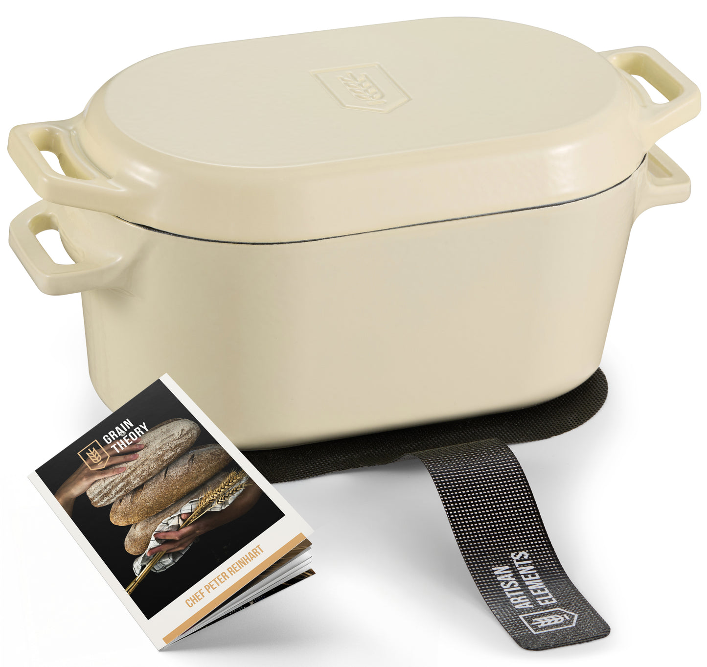 OBLONG DUTCH OVEN, IVORY
